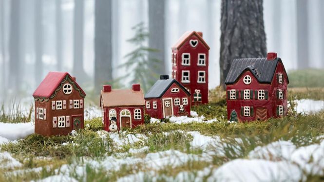 Hovedbilde Telyshus Stillenat krans på døren