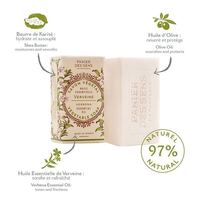 Hovedbilde Panier Des Sens Essentials Såpe Verbena 150g