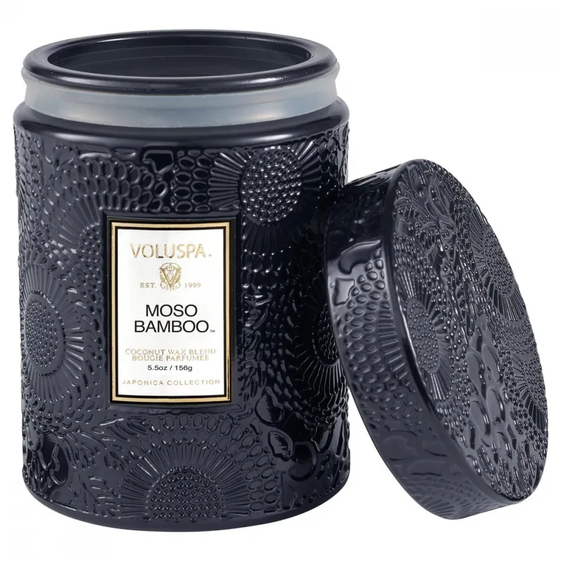 Voluspa Moso Bamboo Mini Glass Candle