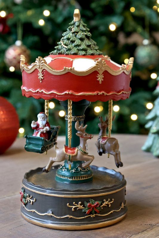 Noël Spilledåse m. karrusel
