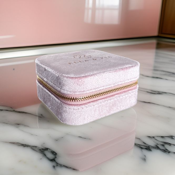 Hovedbilde Velvet Jewelry gift box - Pink
