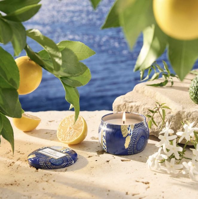 Hovedbilde Voluspa MEDITERRANEAN LEMON MINI TIN CANDLE 25t