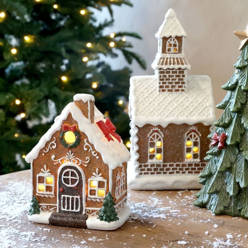 Noël Pepperkakehus m. LED