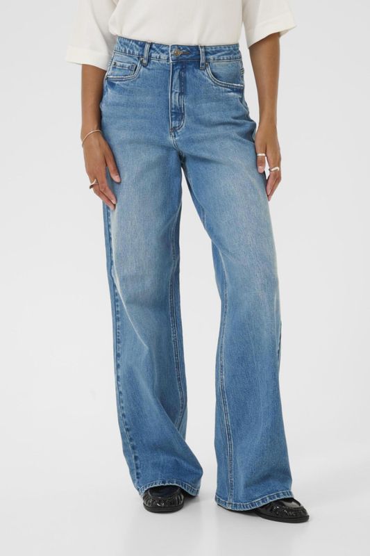KAmeadow HW Reg Fit Jeans Vintage Blue