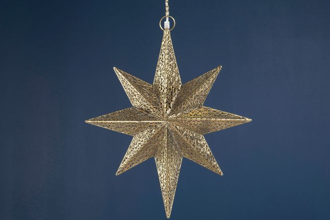 Hovedbilde Hengende adventsstjerne Vision messing 50cm