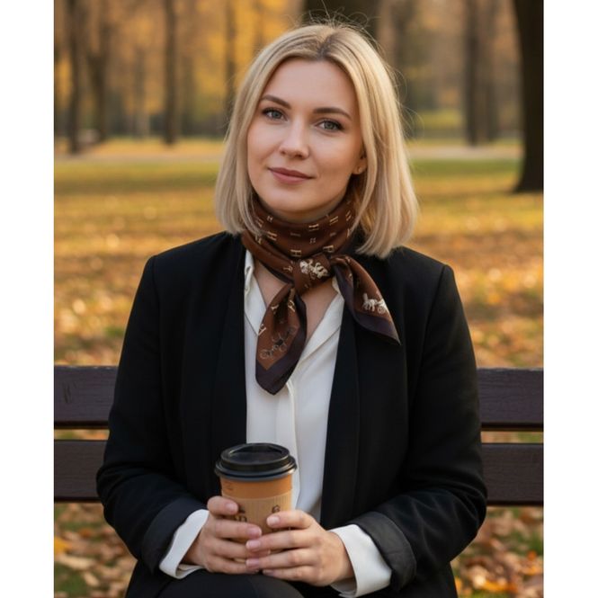 Hovedbilde Bandana Mørk brun