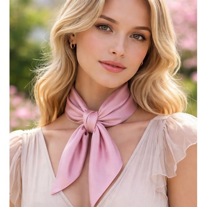 Hovedbilde Bandana Ensfarget - Rose