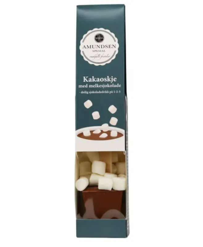 Kakaoskje - melkesjokolade, med mini marshmallows
