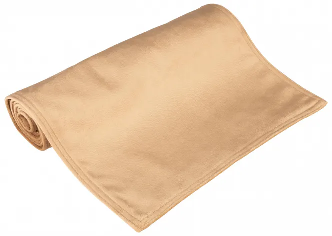 Hovedbilde Løper Velour Skinnlook 40x140cm Brun