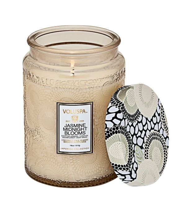 Hovedbilde Voluspa Large Jar 100t Jasmine Midnight Blooms