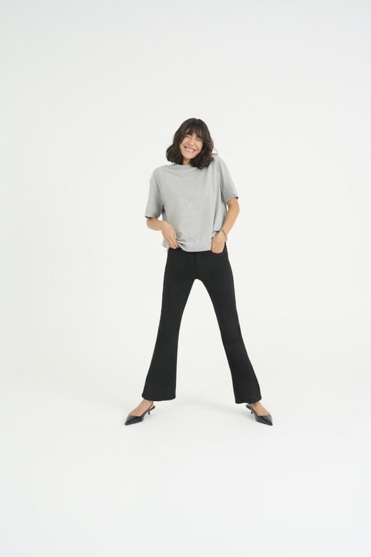 KAforest HW Slim Fit Jeans Black Deep