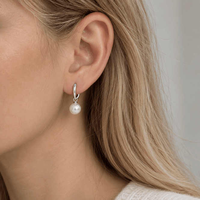 Hovedbilde Stina Glass pearls Earrings 925 Silver