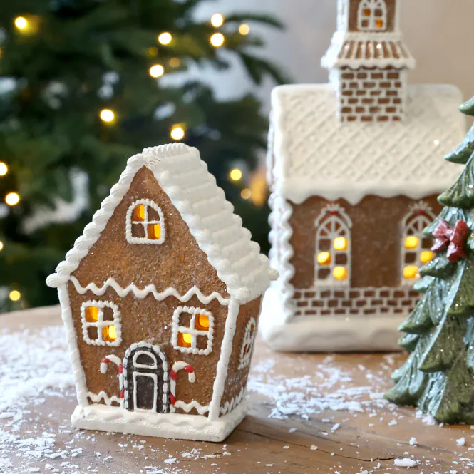 Hovedbilde Noël Pepperkakehus m. LED