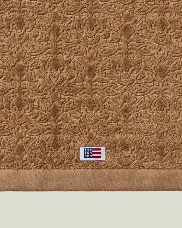Lexington Velour Jacquard Ornament 70x130 Fudge