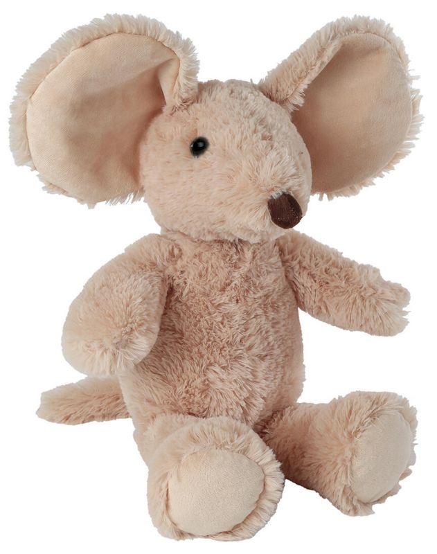 Mus brunlig plysj Take Me Home 50cm