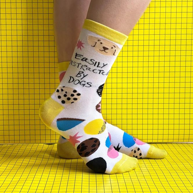 Hovedbilde Small Talk 'Distracted By Dogs' Socks