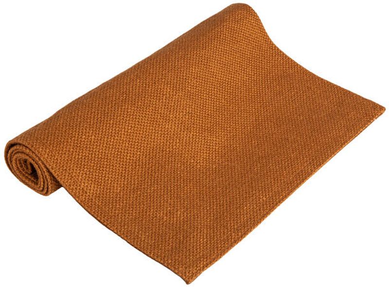 Brikke vevd ensfarget cognac 33x45cm