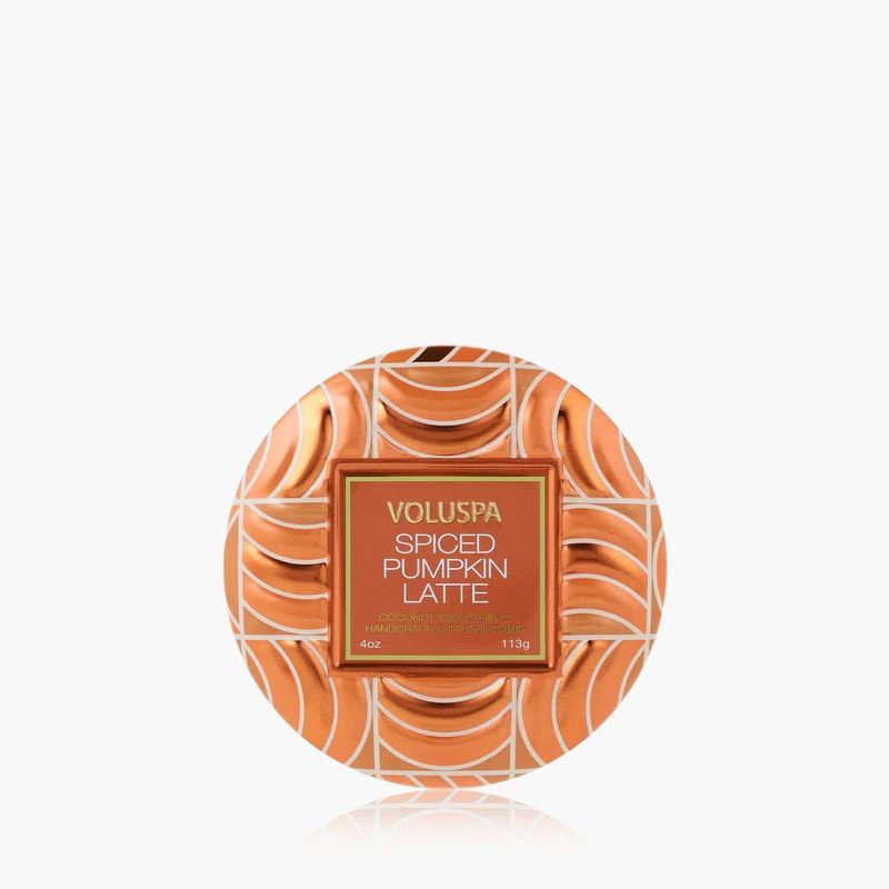 Voluspa Mini Tin Candle 25t - Spiced Pumpkin Latte