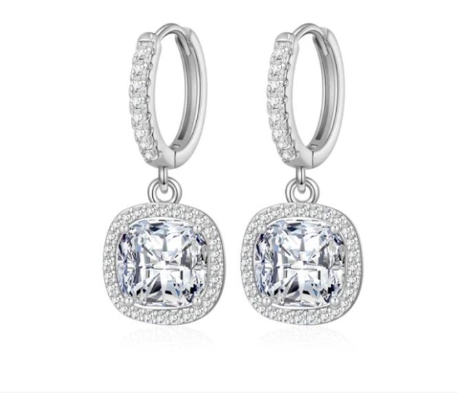 Hovedbilde Marina stone ear silver Clear