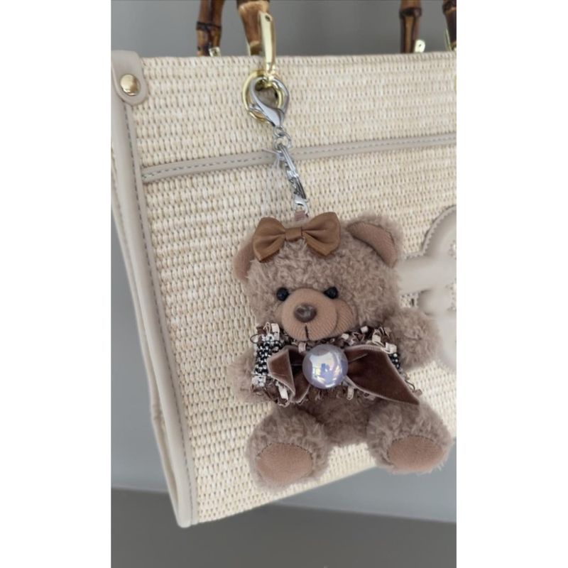 Veskepynt Bamse Brun