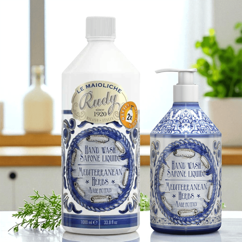 Refill - Flytende Såpe Mediterranean Herbs 1L