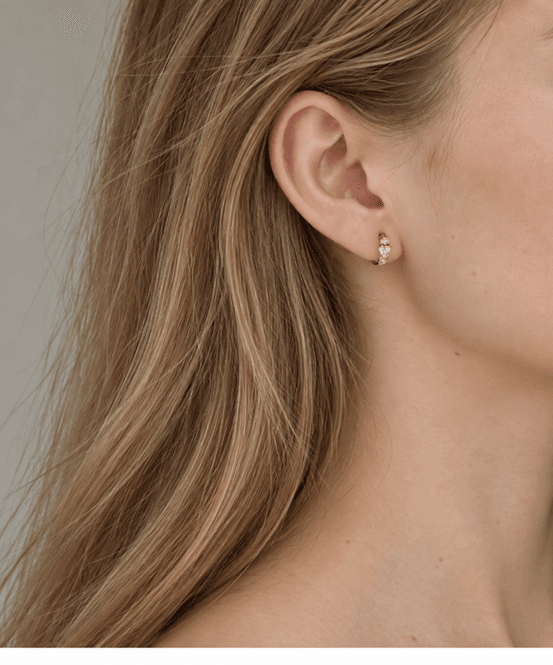 Hovedbilde Maiken Earring 8mm 18k gold