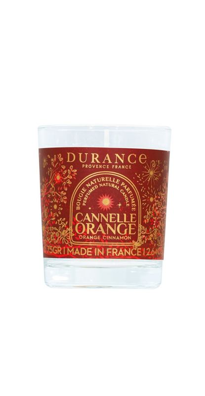 Durance - Julen 2025 - Duftlys 75g - Orange Cinnamon