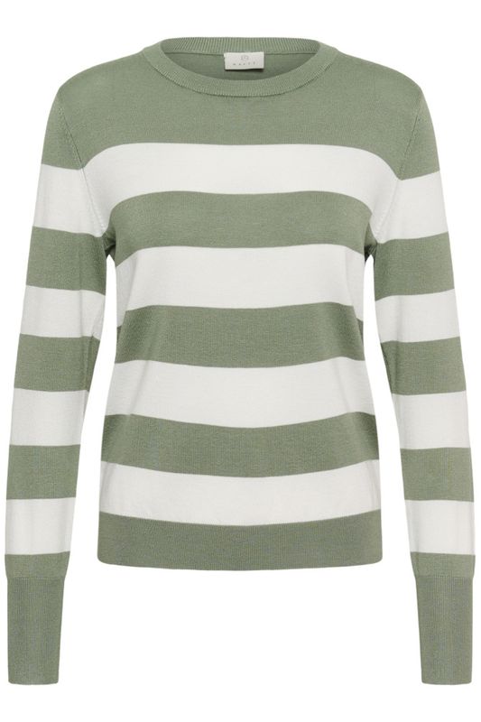 KAlizza Striped Knit Pullover