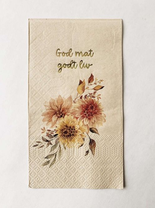 Hovedbilde Serviett Buffet «God mat godt liv»