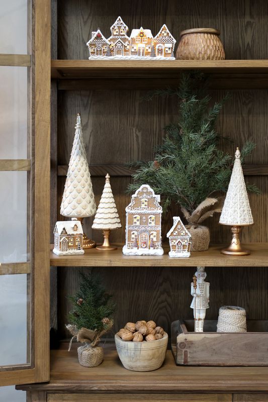 Noël Pepperkakehus m. LED