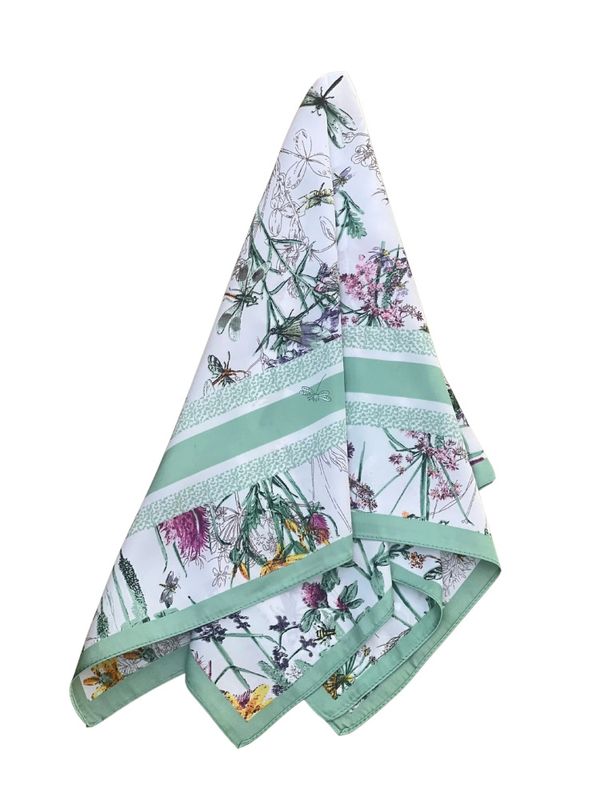 Scarf summer Meadow Green