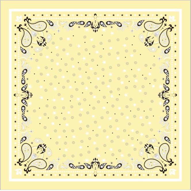 Hovedbilde Bandana - Dus Gul