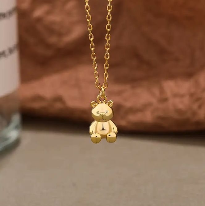 Hovedbilde Bear Necklace 18K Gold