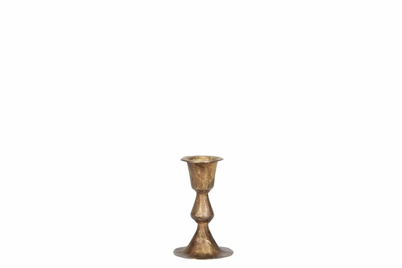 Lysestake Lola – antikk messing | 10 cm