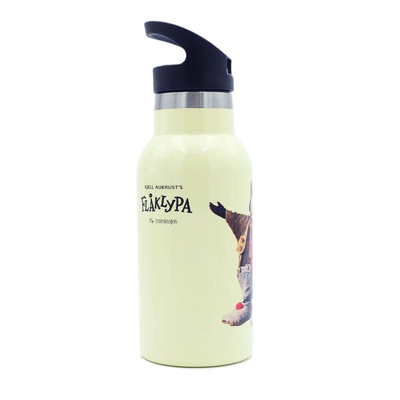 Flåklypa drikkeflaske Lys Gul - 350ml