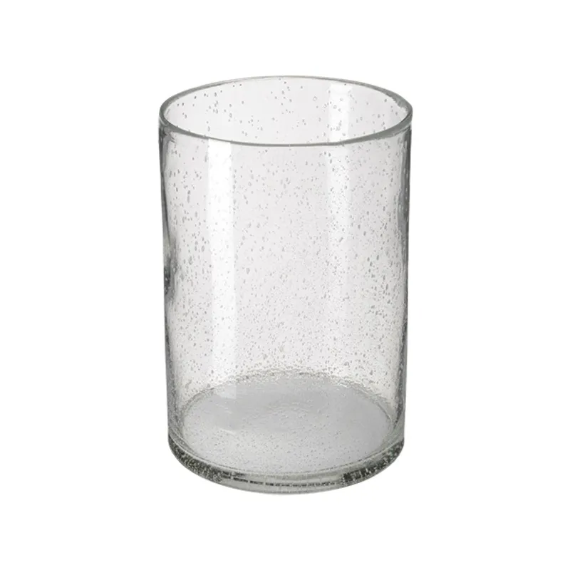 Vase, Bubbles Glas Cylinder 27x19