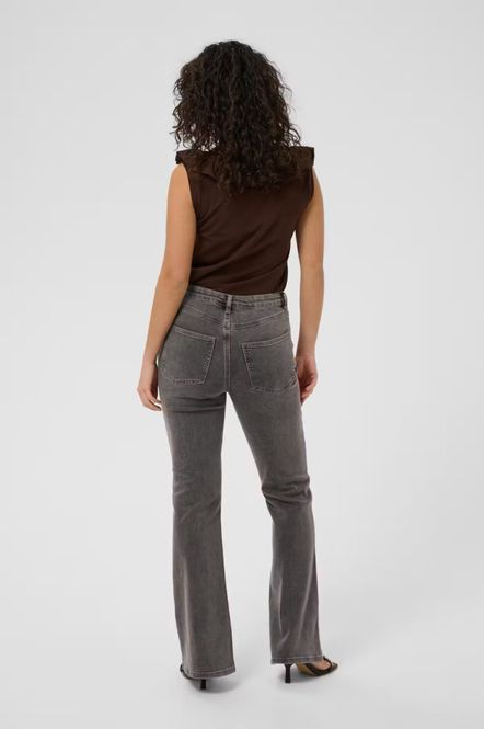 Hovedbilde KAsinem hw flared jeans - Medium Grey