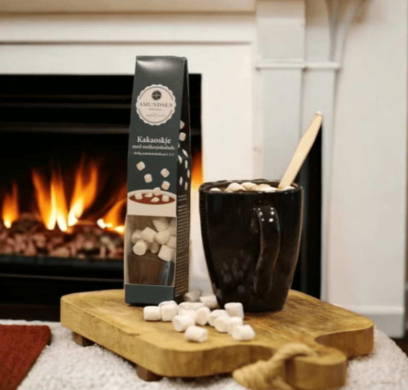 Kakaoskje - melkesjokolade, med mini marshmallows