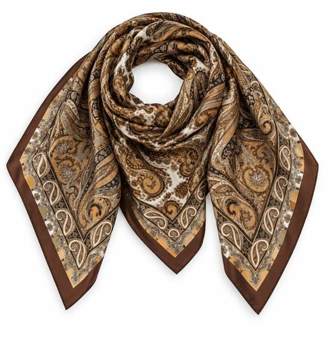 Hovedbilde Scarf silky Vintage Brown