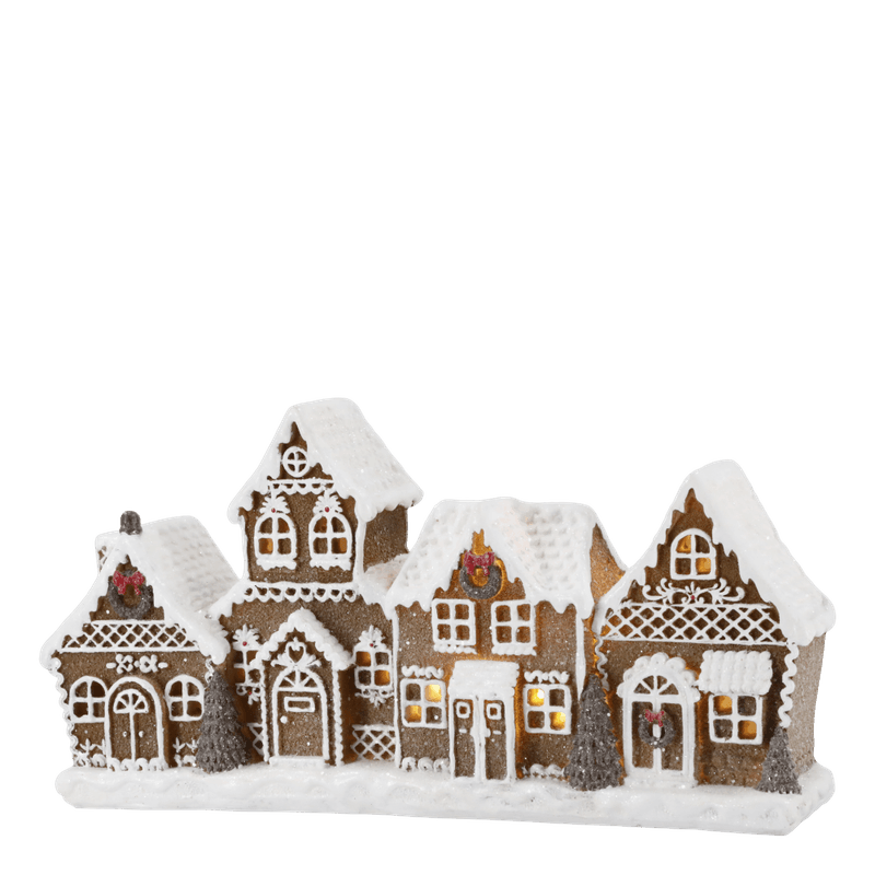 Noël Pepperkakehus m. LED
