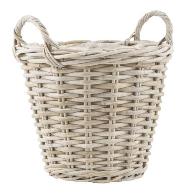 Hovedbilde Kurv rattan m/plast innvendig