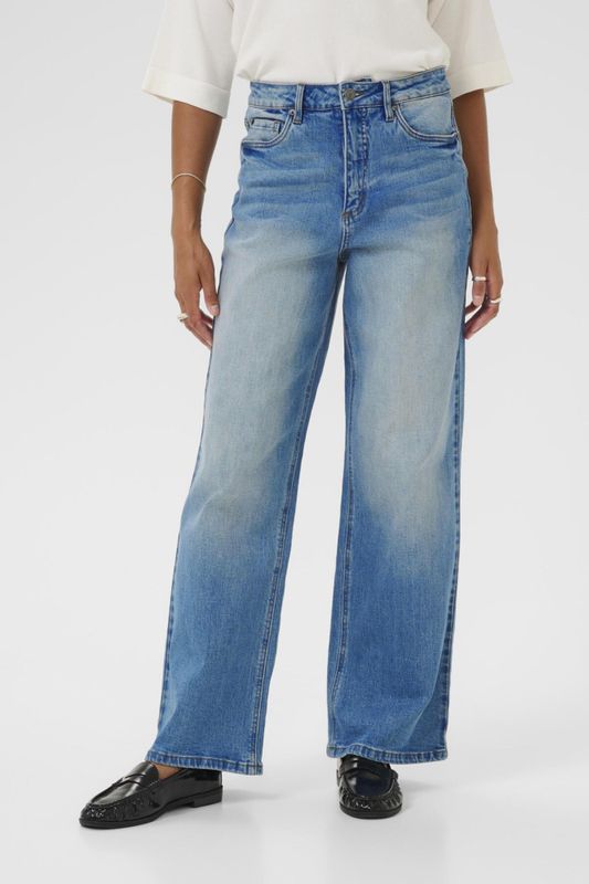 KAmeadow HW Reg Fit Jeans Vintage Blue