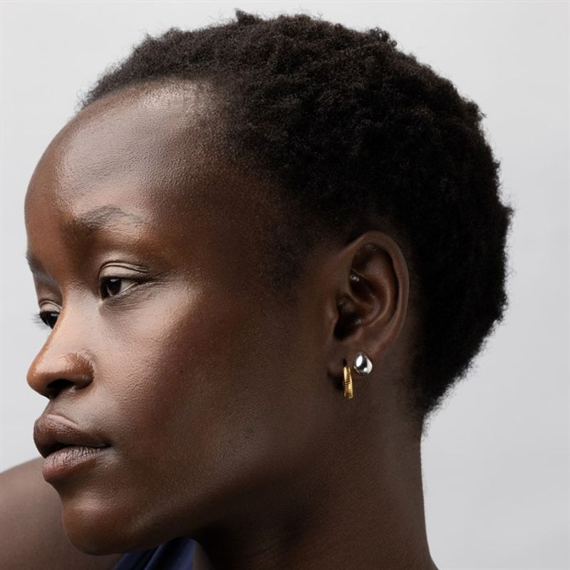 May -  Classic Drop Earrings Stainless Steel - Silver  