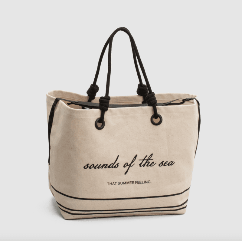 Summer Tote Bag -  Beige