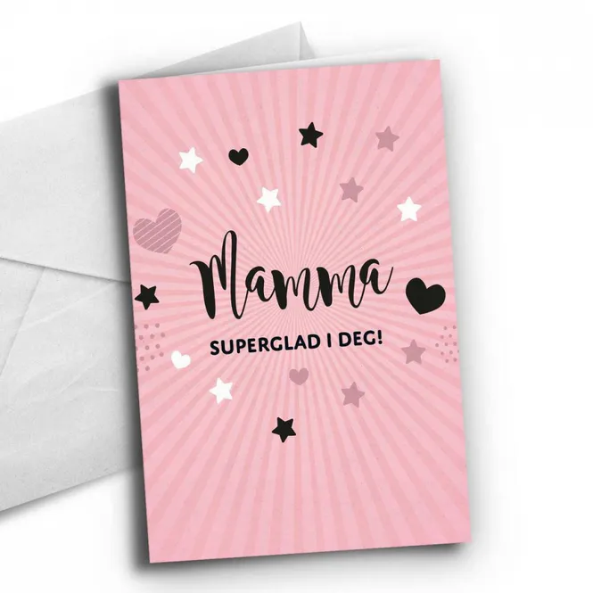 Hovedbilde Kort mamma super glad