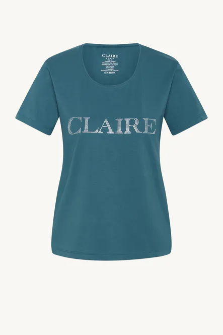 Hovedbilde Alanis Basis T-shirt m Logo - Blue coral