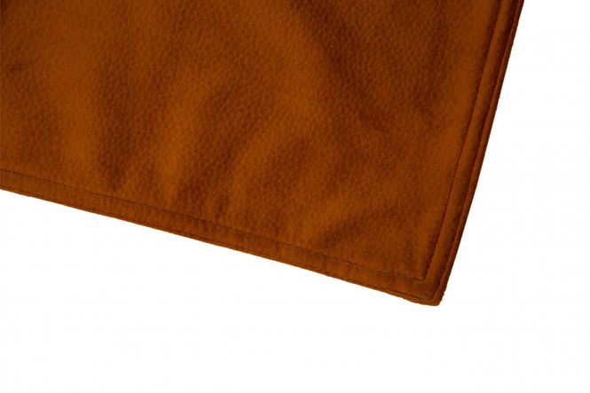Hovedbilde Løper Velour Skinnlook 40x140cm Kamel