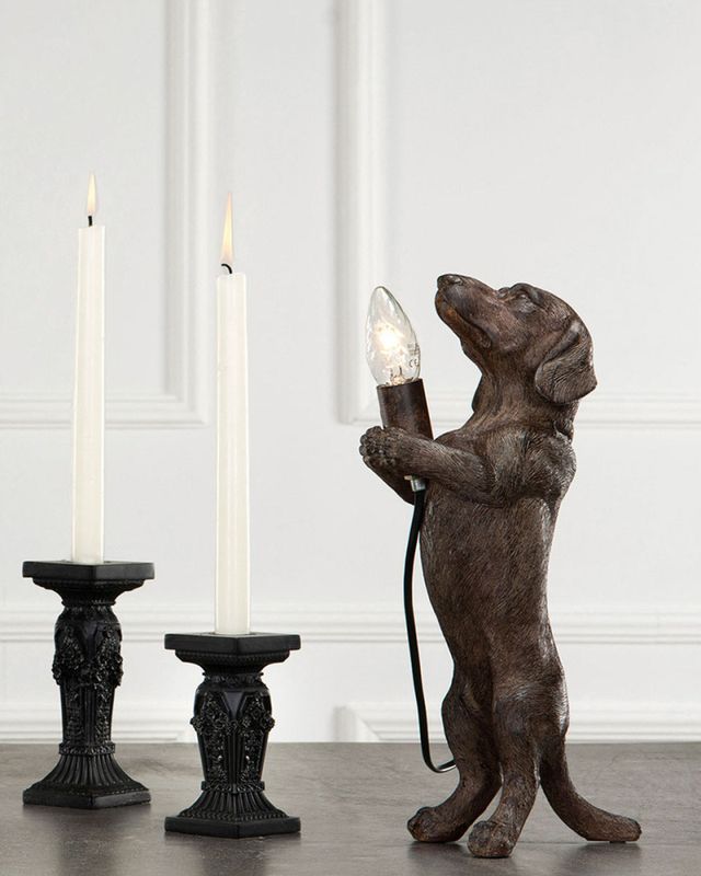 Bordlampe Dachs – 36 cm