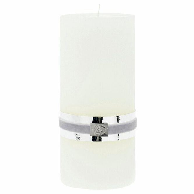 Hovedbilde Rustic pillar candle 20 cm. Off-White