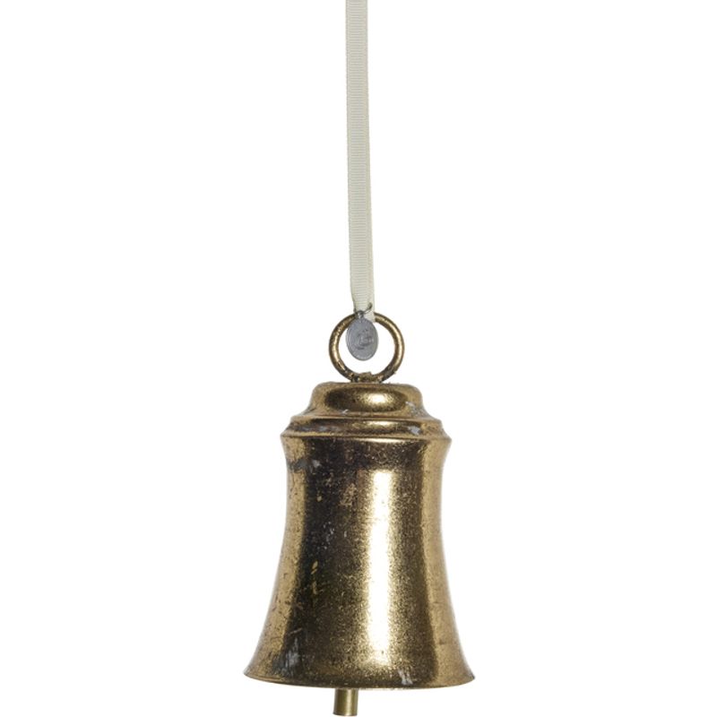 Missia ornament bell 8X12.5 cm. L. Gold